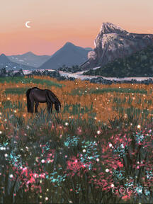 Beauty of nature, practicing some landscape. Rendered 11 of july 2025