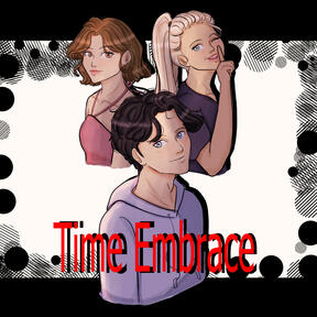 Cover art study, half-body characters with font study