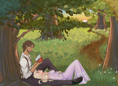 A commission i did for client's story using clip studio paint.