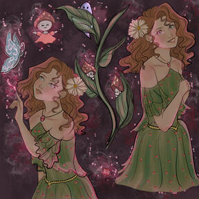 Aria, Original character, forest & whimsical vibes inspired